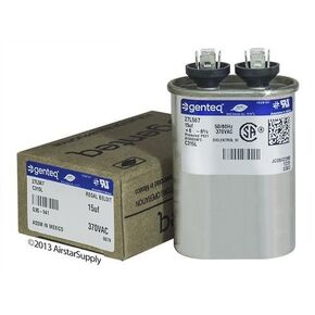 GE Capacitor Oval 15 uf MFD 370 volt Replacement for Z97F9121 97F9121 in Kuwait