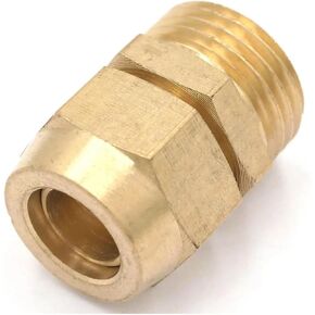 مضيئة أنبوب OD 12 مللي متر x 1/2 "ذكر النحاس موصل أنبوب هوائي تركيب مكيف الهواء in Kuwait