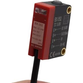 1 قطعة التبديل الكهروضوئي BX-552 انعكاس منتشر البعيد والقريب قابل للتعديل التركيز بقعة صغيرة مستشعر الضوء الأحمر BX-662(Bx-552p Pnp) in Kuwait