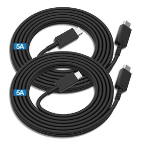 2Pack for Samsung Charging Cable 10FT,100W/5A Fast Charging Long Type C to Type C Cord,for Galaxy S26/S25/S24/S23/S22/S21/S20/S10/S9 +/Edge/Ultra,Note20/10/9/8,Z Fold/Flip7-4,Tab S/A,USBC Charger Wire in Saudi Arabia