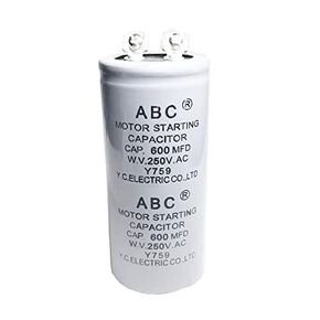 600UF 250V 600MFD Round Polypropylene Capacitor AC Motor Starter Capacitor in Saudi Arabia