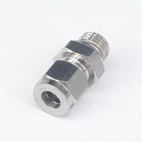 Fit Tube O/D 8mm To M14x1.5 Female 304 Stainless Ferrule Pneumatic Fitting Pressure Gauge in Kuwait