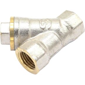 1/4 "BSPP أنثى النيكل مطلي النحاس Y مصفاة صمام مرشح غسالة الضغط مكيف الهواء النفاث in Kuwait