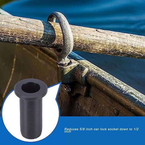 Keenso Oar Lock Socket Insert, 8PCS Nylon 1/2 Inch to 5/8 Inch Oar Lock Sleeve for Boat Kayak Canoe Hardware in Kuwait