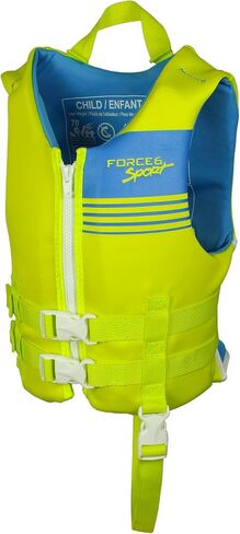 Bobber Vest – USCG & TC Approved Child Life Jacket PFD | Lightweight Neoprene | 33-55 lbs | Boating, Kayaking, Water Sports in Kuwait