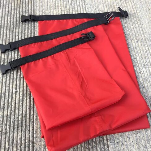 3pcs Waterproof Dry Bags for Backpacking Outdoor Kayaking Rafting, Lightweight Water-resistant Storage for Daily Use (Black) in Kuwait