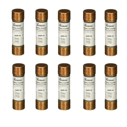 10 عبوات NON-50A غير 50 ​​أمبير لمرة واحدة، غير 50 ​​فئة الحد الحالي K5 خرطوشة الصمامات in Kuwait