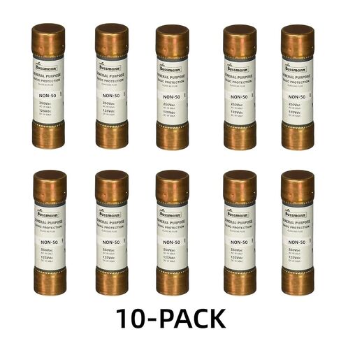 10 عبوات NON-50A غير 50 ​​أمبير لمرة واحدة، غير 50 ​​فئة الحد الحالي K5 خرطوشة الصمامات in Kuwait