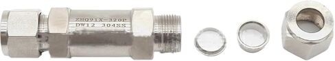 1/8 "1/4" 3/8 "1/2" 3 6 8 10 12 14-32 مللي متر أنبوب ضغط Uion 304 الفولاذ المقاوم للصدأ صمام مرشح الضغط العالي | 12 ملم in Kuwait