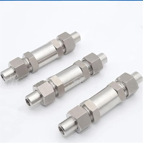 1/8 "1/4" 3/8 "1/2" 3 6 8 10 12 14-32 مللي متر أنبوب ضغط Uion 304 الفولاذ المقاوم للصدأ صمام مرشح الضغط العالي | 12 ملم in Kuwait