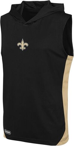 تي شيرت رجالي من New Era NFL Champions Flair ذو غطاء للعضلات، نيو أورليانز ساينتس، مقاس كبير in Kuwait