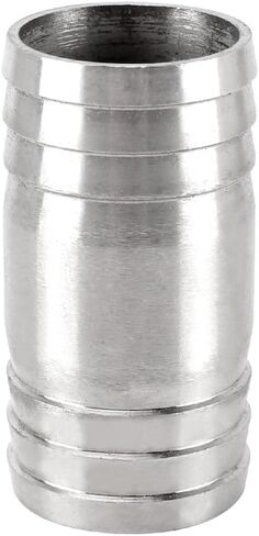 Hose Barb Straight Two Way 304 Stainless Steel Pipe Fitting Connector(16mm) in Kuwait