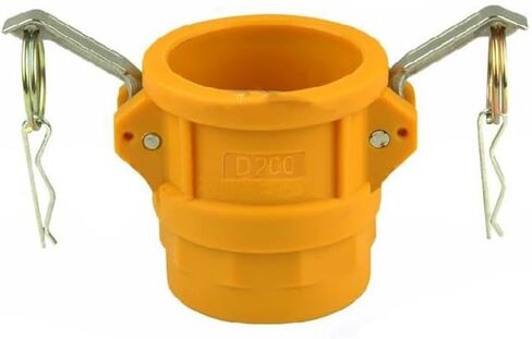 1 قطعة DN15 إلى DN50 وصلات نايلون Camlock 1/2 "إلى 2" قطع سريع PP محول تجهيزات أنابيب (C + A ، 2") in Kuwait