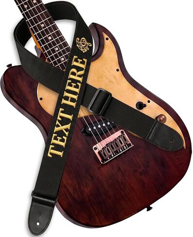 Custom Guitar Strap - Personalized Guitar Straps with Name for Acoustic Electric Bass Gift for Men Women Players in Kuwait