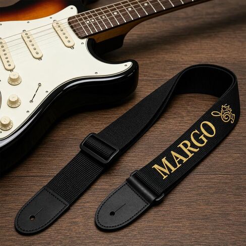Custom Guitar Strap - Personalized Guitar Straps with Name for Acoustic Electric Bass Gift for Men Women Players in Kuwait