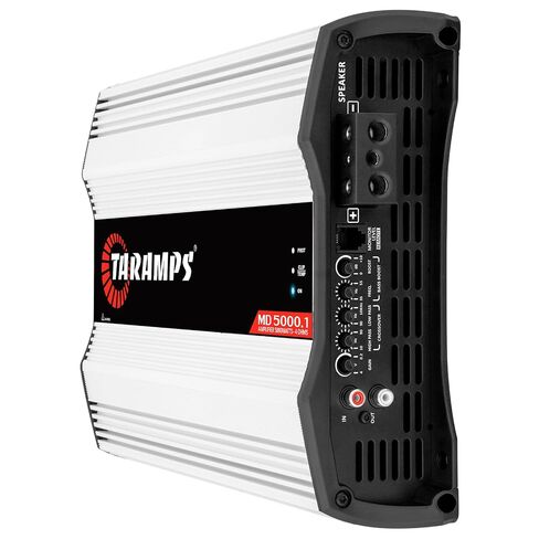 Taramps MD 5000.1 4 أوم ثابت، مضخم صوت السيارة - 5000 واط RMS Mono، الفئة D Mosfet كامل النطاق، قوة عالية معززة أحادية الكتلة لمكبرات الصوت ومكبرات الصوت وأنظمة الصوت في السيارة in Kuwait