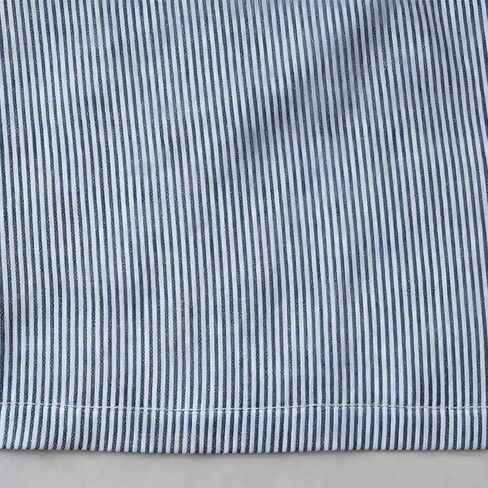 Men's Straight Leg Striped Shorts Elastic Waist Drawstring Shorts Casual Color Block Short for Summer Vacation Beach in Kuwait