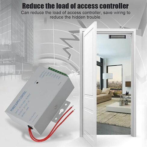وحدة تحكم بمصدر الطاقة 12 فولت 3 أمبير 30 وات لنظام التحكم في الوصول إلى الباب، مدخل AC110V - 240 فولت - خرج ثابت، تصميم مضاد للتداخل، سهل التركيب in Kuwait