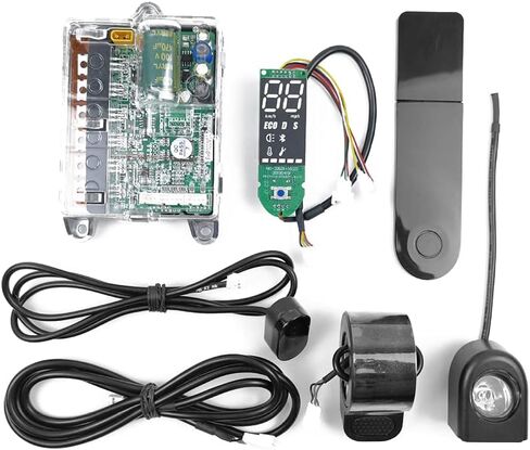 HUIOP Electric Scooter Controller, 36V Main Board with Digital Display & Front/Rear Lights, Compatible with M365/PRO in Saudi Arabia