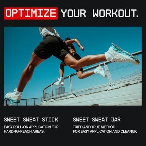 حزمة اللياقة البدنية الممتازة لتعزيز العرق من Sports Research - سلسلة Pro لتشذيب الخصر من Sweet Sweat (XS-S) وعصا جل معززة للتمرين (النعناع الحمضي، 6.4 أونصة) in Kuwait
