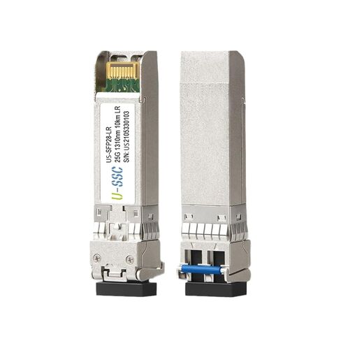 25G وضع واحد / SFP28 25G وضع واحد مزدوج الألياف 10KM 1310nm LC واجهة وحدة الألياف البصرية وحدة بصرية in Kuwait