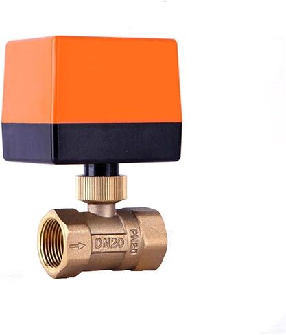 3/4 Inch Motorized Ball Valve 220V 12V 24V 3-Wire 2 Point Control Brass Electric Balls Valves 1Pcs(24VAC) in Kuwait