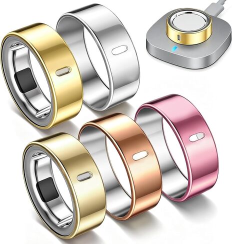 غطاء متوافق مع Oura Ring Gen 4/Gen 3 مقاس 10، مقاوم للخدش | يتم الشحن مباشرة، كم متين من مادة TPU الضيقة المرنة للتمرين في صالة الألعاب الرياضية والنوم والسباحة اليومية للنساء والرجال - 5 عبوات in Kuwait