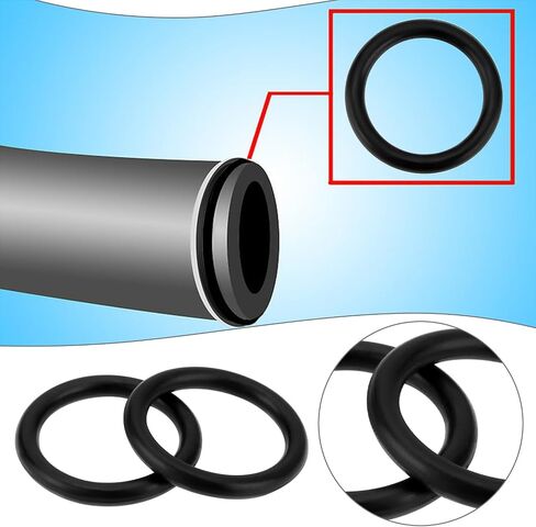 Create idea 50Pcs Nitrile O Ring 12.5mm ID x 2mm C/S NBR 70 Rubber 16.5MM X 12.5MM X 2MM O Ring Washers Spacer O-Rings Gasket for Hose, Faucet, Automotive, Plumbing in Kuwait