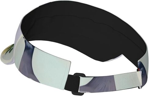 Grey Pigeon Print Print Foldable Sun Visor Hat Lightweight Adjustable Sun Visor Hat Outdoor Sports Cap for Adults in Kuwait