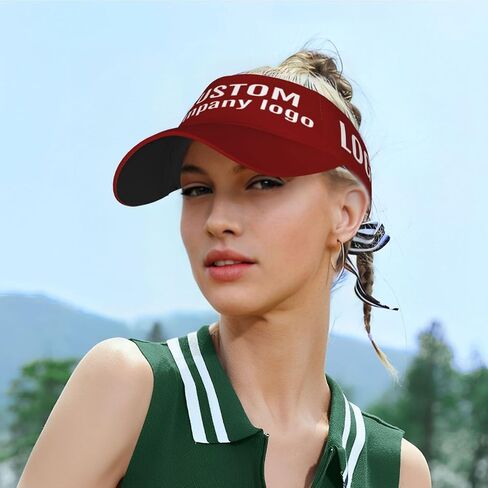 Custom Visor Hat Bulk Custom Hats Design Your Own Personalized Sun Visors Hat for Men Women Add Logo Text in Kuwait