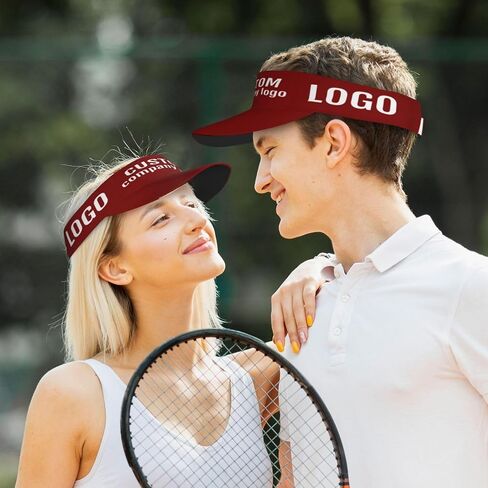 Custom Visor Hat Bulk Custom Hats Design Your Own Personalized Sun Visors Hat for Men Women Add Logo Text in Kuwait