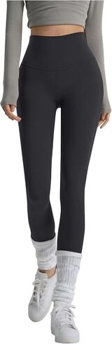 Workout Leggings for Women High Waisted Slim Fit Full Length Pilates Gym Athletic Womens Yoga Pants Buttery Soft in Kuwait