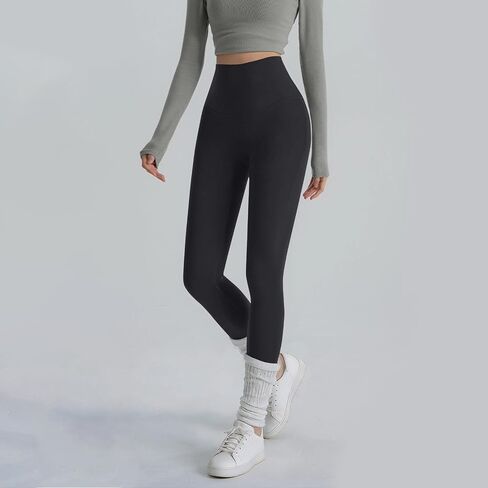 Workout Leggings for Women High Waisted Slim Fit Full Length Pilates Gym Athletic Womens Yoga Pants Buttery Soft in Kuwait