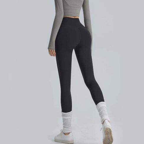 Workout Leggings for Women High Waisted Slim Fit Full Length Pilates Gym Athletic Womens Yoga Pants Buttery Soft in Kuwait