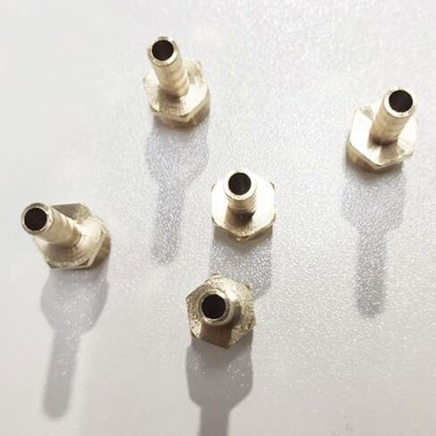 20 قطعة من وصلات خرطوم النحاس: 1/4 بوصة OD Barb x 1/4 بوصة ذكر NPT، لخطوط الهواء والوقود والزيت والسوائل، -65 درجة فهرنهايت إلى 250 درجة فهرنهايت in Kuwait