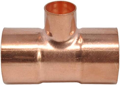 Pipe Fittings 54mm 67mm to 15 16 22 28 42mm Inner Diameter Tee, Tee 99.9% Copper End Feed Welded Pipe, Used for Air Conditioning (Color : 54mmx35mmx54mm) Plumbing Fittings in Kuwait
