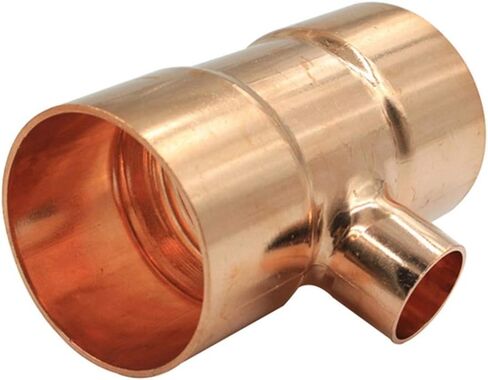 Pipe Fittings 54mm 67mm to 15 16 22 28 42mm Inner Diameter Tee, Tee 99.9% Copper End Feed Welded Pipe, Used for Air Conditioning (Color : 54mmx35mmx54mm) Plumbing Fittings in Kuwait