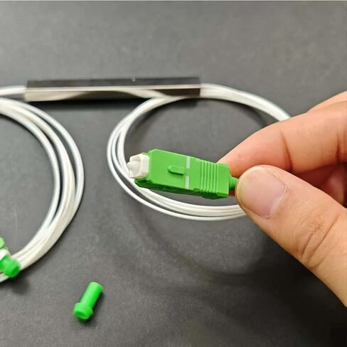 10pcs/1x2 0.9mm PLC Optical Splitter SC/ 1 * 2 FBT Coupler in Kuwait