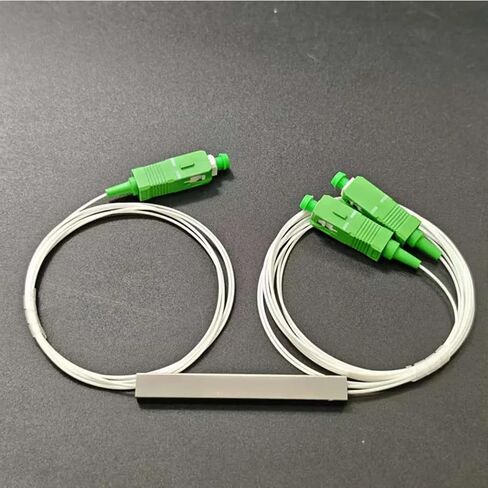 10pcs/1x2 0.9mm PLC Optical Splitter SC/ 1 * 2 FBT Coupler in Kuwait