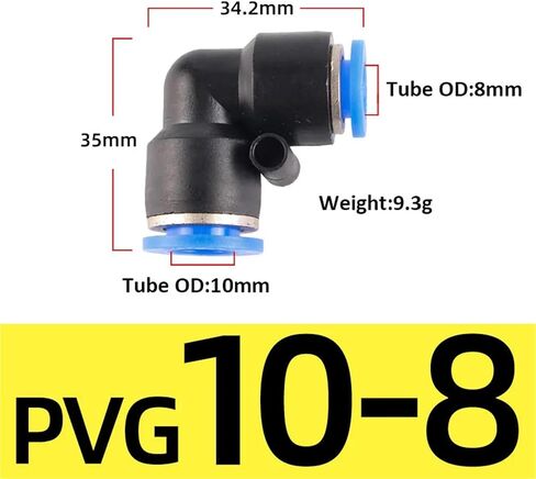 1 قطعة الأزرق PV PVG تركيب هوائي موصل الأنابيب أنبوب الهواء تركيبات سريعة دفع المياه في خرطوم Couping 4 مللي متر 6 مللي متر 8 مللي متر 10 مللي متر 12 مللي متر 14 مللي متر (10-8) تركيبات سباكة in Kuwait