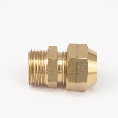 مضيئة أنبوب OD 14 مللي متر x 1/2 "ذكر النحاس مضيئة ذكر موصل أنبوب تركيب هوائي مع قصيرة مضيئة الجوز تركيبات سباكة in Kuwait