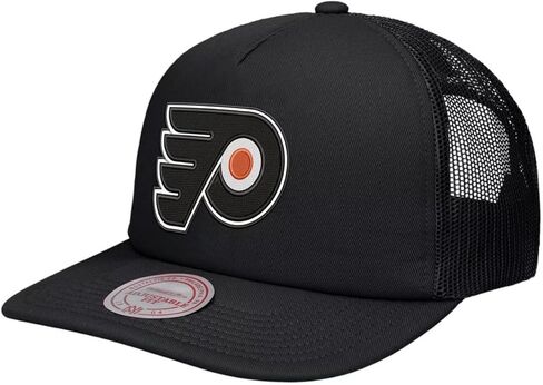 قبعة ميتشل آند نيس فيلادلفيا فلايرز NHL Evergreen Trucker Mesh Snapback Hat - أسود in Kuwait