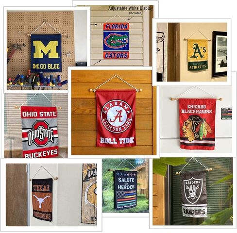 UW Badgers Red Mini Small Banner and Banner Pole Bundle in Kuwait