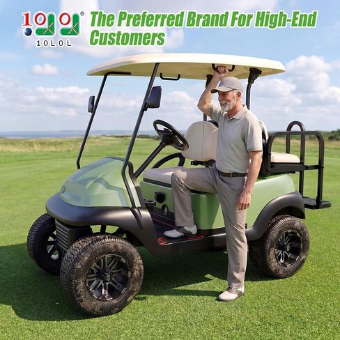 10L0L Golf Cart Roof Grab Handle for EZGO Club Car Yamaha Black Carbon Steel Rain-Resistant Passenger Assist Safety Handle Universal Roof Mount Hardware Included Truck Tractor Compatible in Kuwait