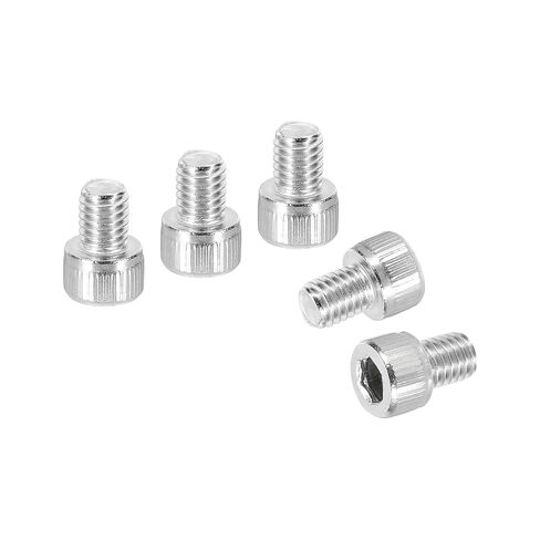 PATIKIL #10-32 × 3/8" براغي غطاء رأس المقبس، 20 قطعة 304 براغي سداسية من الفولاذ المقاوم للصدأ برأس متري لباب الطريق والدراجة الجبلية ومعدات اتصالات السفن الأوتوماتيكية، فضي in Kuwait