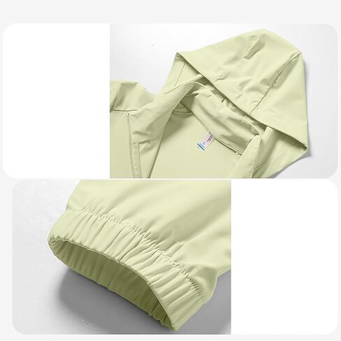 Women's UPF 50+ Sun Protection Lightweight Jacket Loose Full Zip Hoodies Outdoor Ice Silk Hiking Sun Shirts in Kuwait
