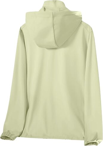 Women's UPF 50+ Sun Protection Lightweight Jacket Loose Full Zip Hoodies Outdoor Ice Silk Hiking Sun Shirts in Kuwait