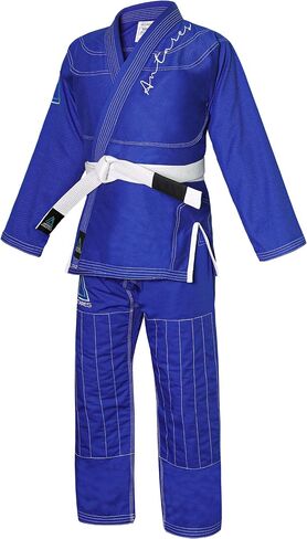 Antares BJJ Gi للسيدات، خفيف الوزن IBJJF Legal Jiu Jitsu Gi مع قماش منكمش مسبقًا وحزام مجاني للتدريب والمنافسة in Kuwait