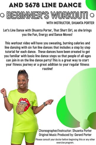 Beginner Line Dance Workout DVD | Step-by-Step Easy Dances by And5678 in Kuwait