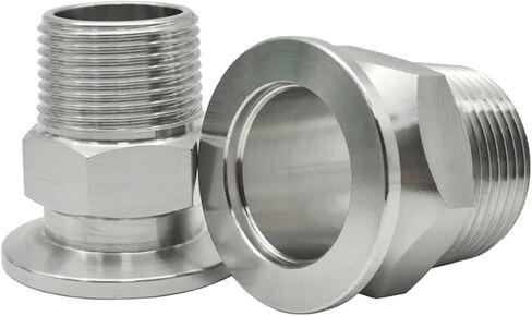 1 قطعة KF40 1-1/4 "304 الفولاذ المقاوم للصدأ تركيبات شفة سريعة البريطانية 3/4" ~ 1" PT تركيبات سباكة الموضوع in Kuwait